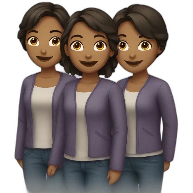Female trio emoji