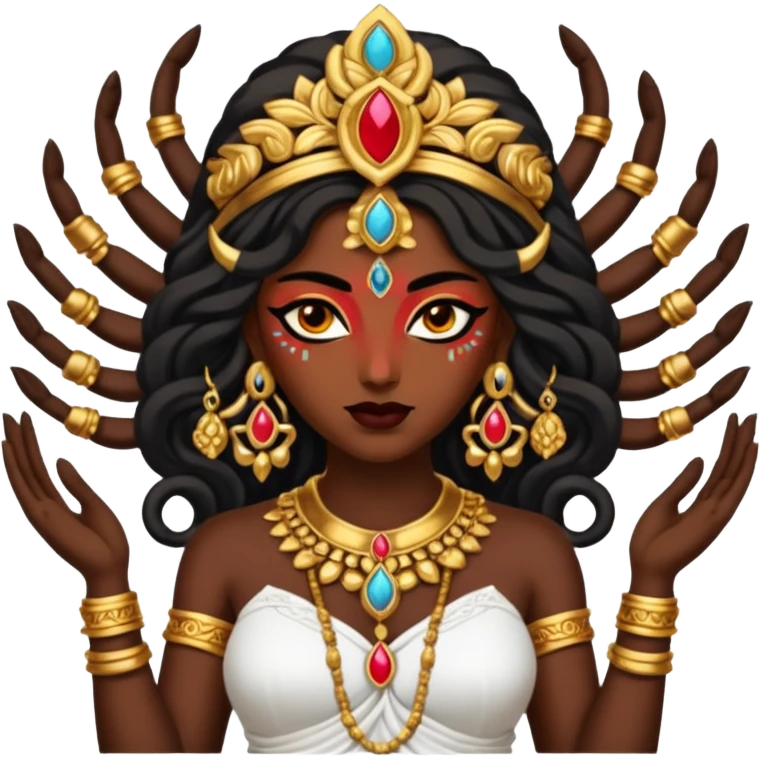 Hindu deity Kali Maa emoji emoji