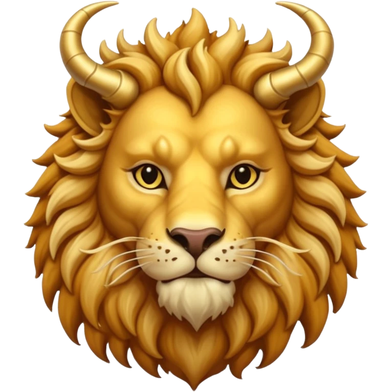 mythical horned lion emoji