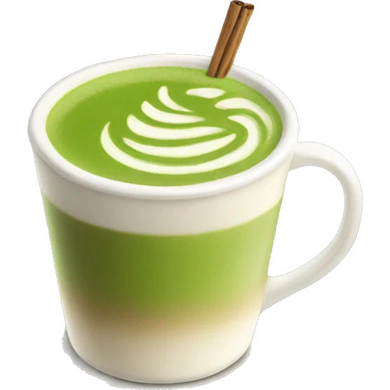 Matcha latte emoji