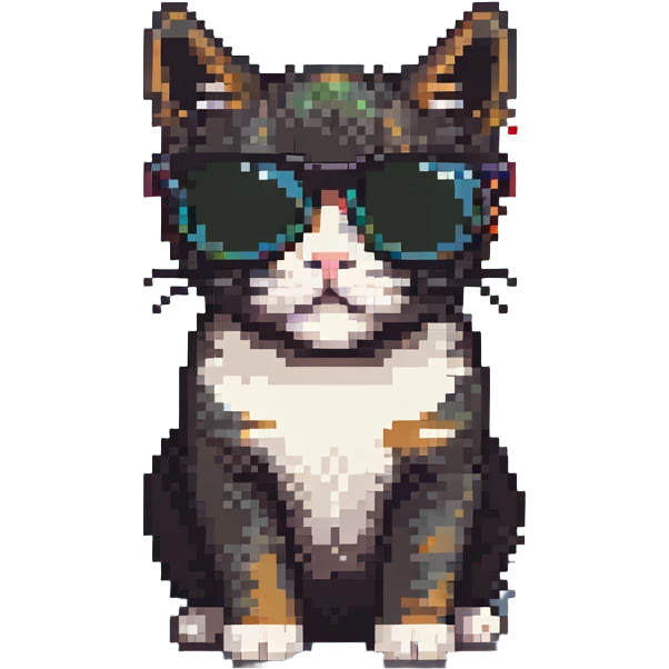 cat wearing sunglasses emoji