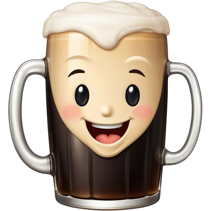 Guiness with winking face emoji