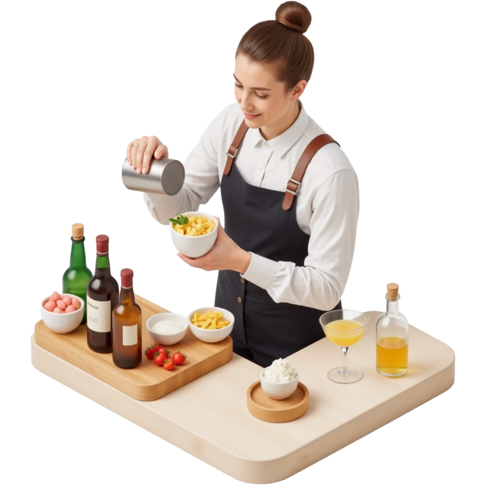 bartender mixing drinks emoji
