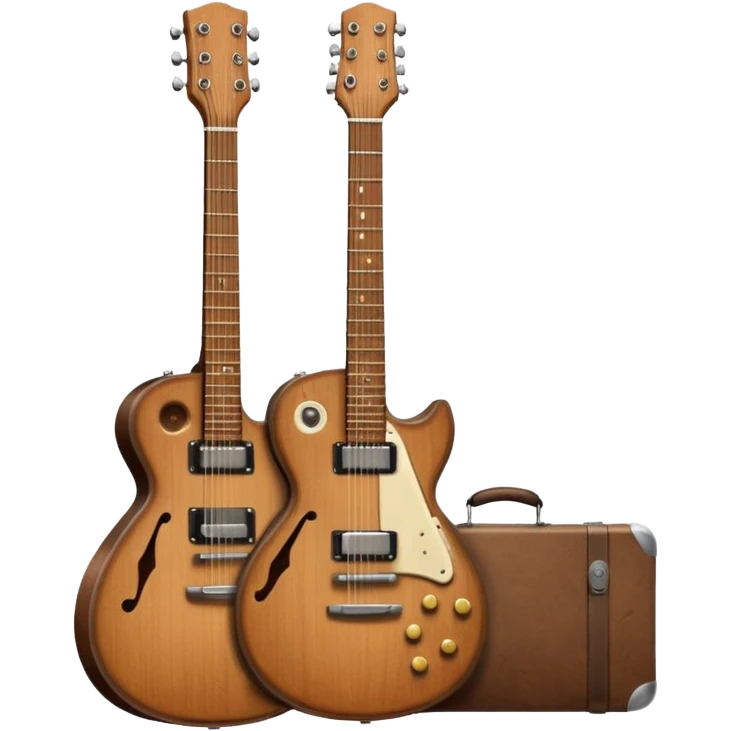 electro guitar with case emoji