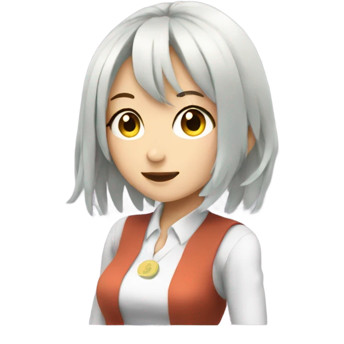 Anime girl Making money emoji