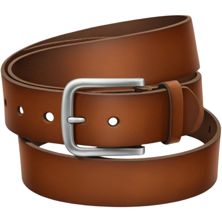 Belt for pant, brown colour ,one round only and look classic emoji