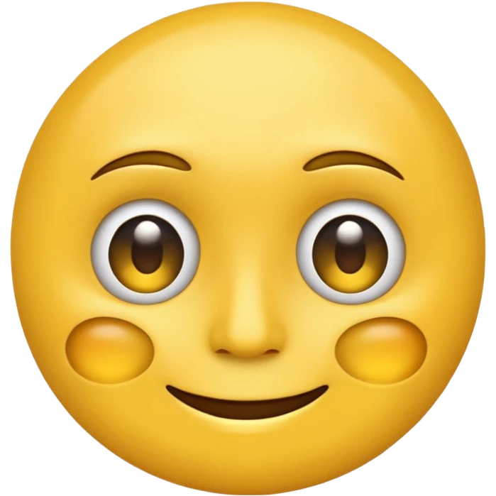 side eye yellow face emoji with smile emoji