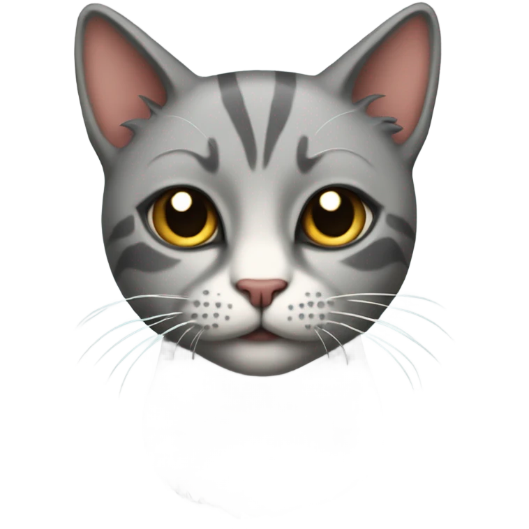 Cat with tattoos emoji