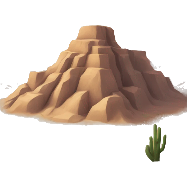 desert mountain emoji