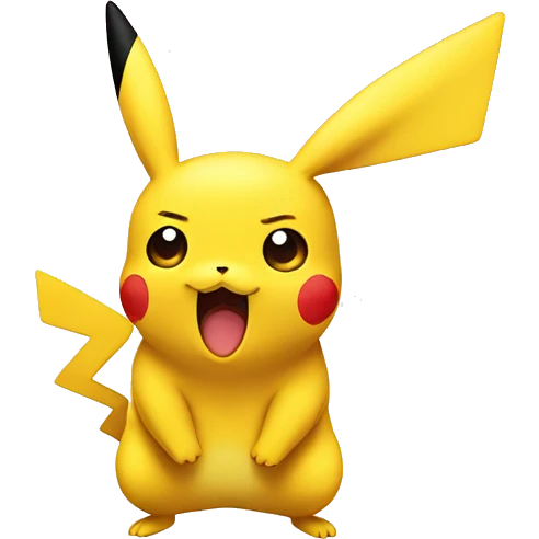 Surprised Pikachu emoji