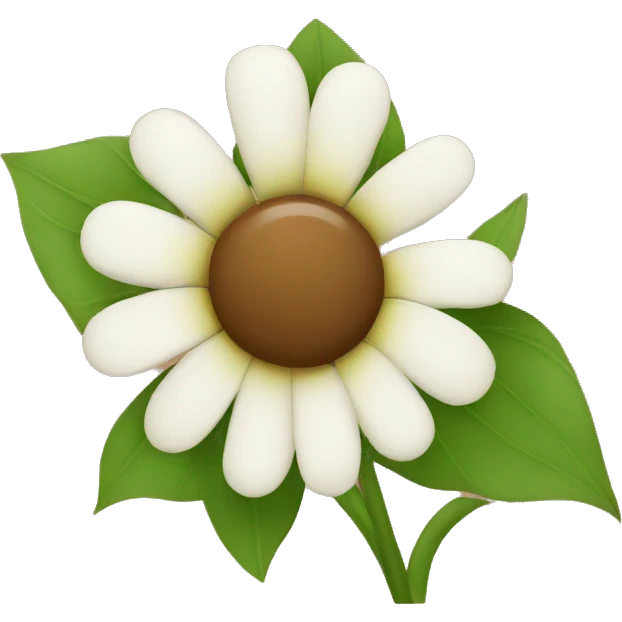 flower brown emoji