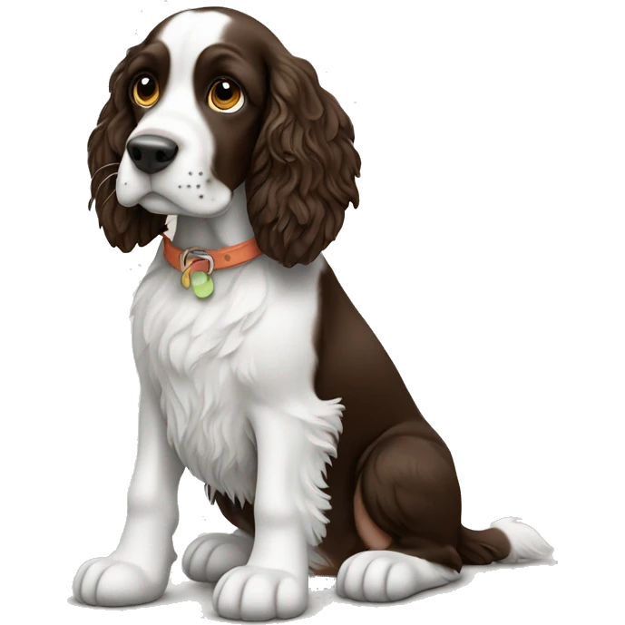springer spaniel sit emoji