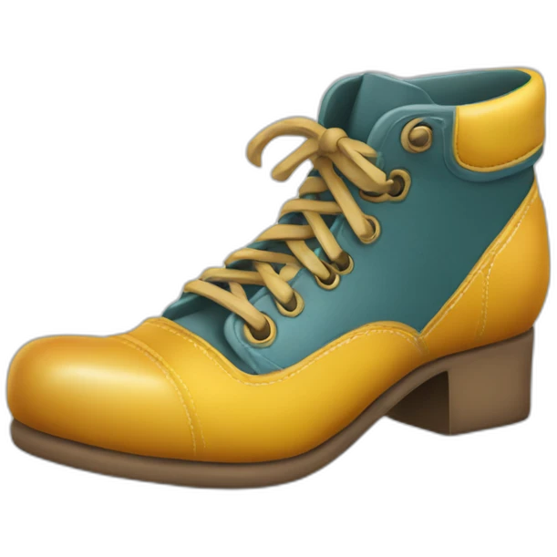 Chaussures en verre emoji