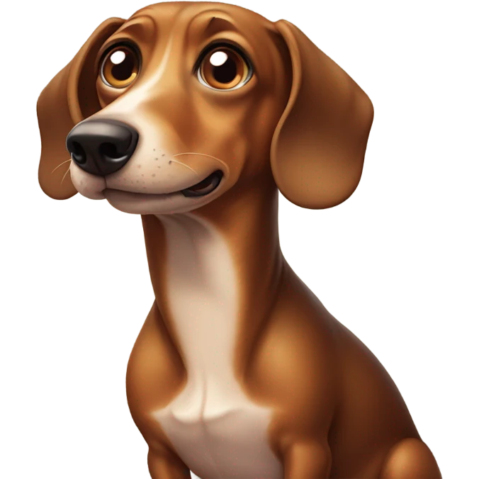 crying weiner dog  emoji
