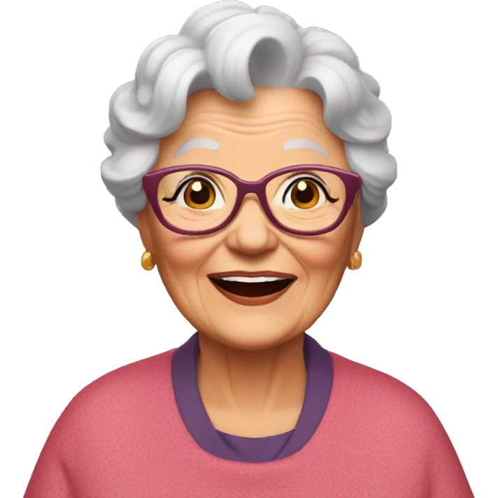 grandma on tiktok emoji