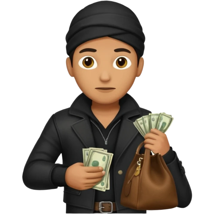 Ladrón hombre  emoji
