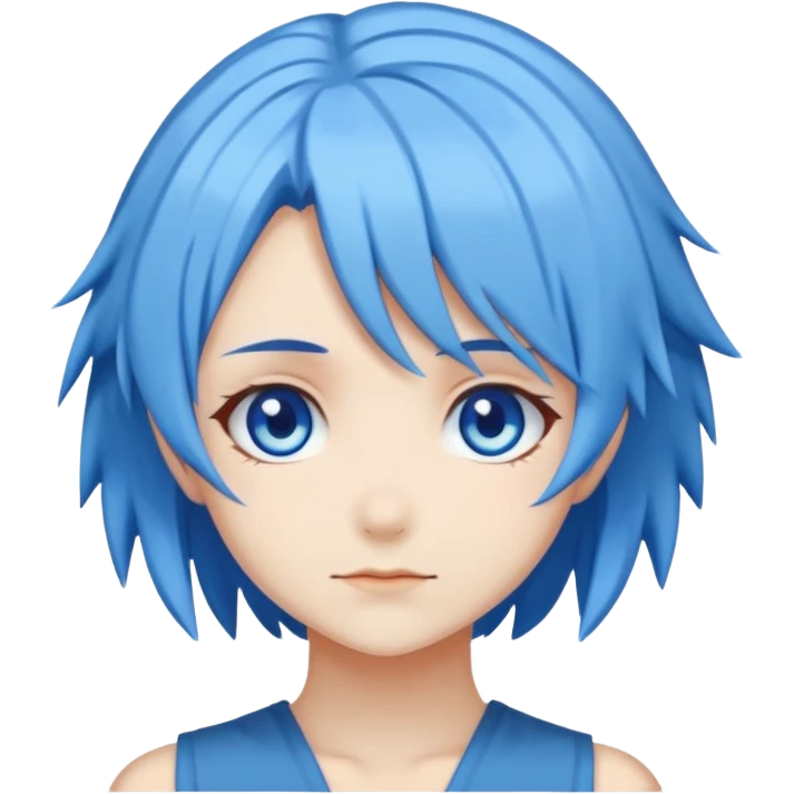 Cirno from touhou project emoji