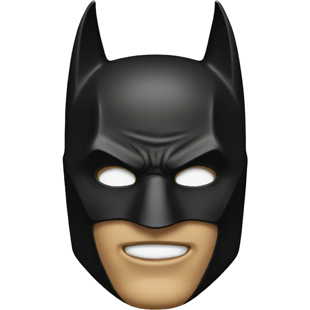 bat man mask emoji