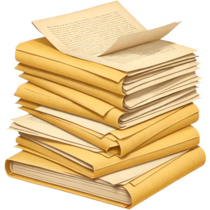 Pile of papers emoji