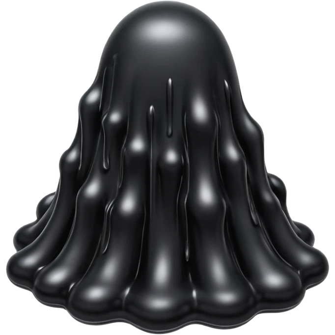 Black slime emoji