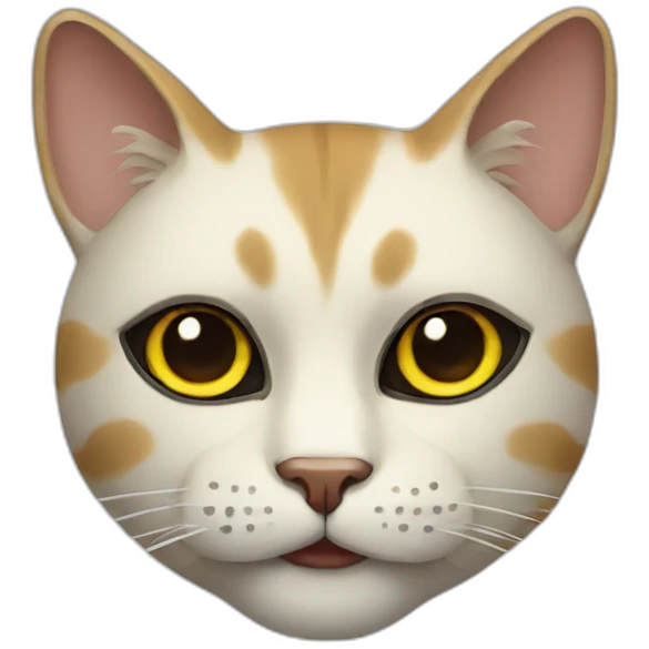 Mask cat emoji