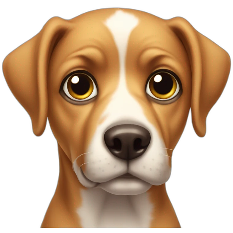 dog with big eyes emoji