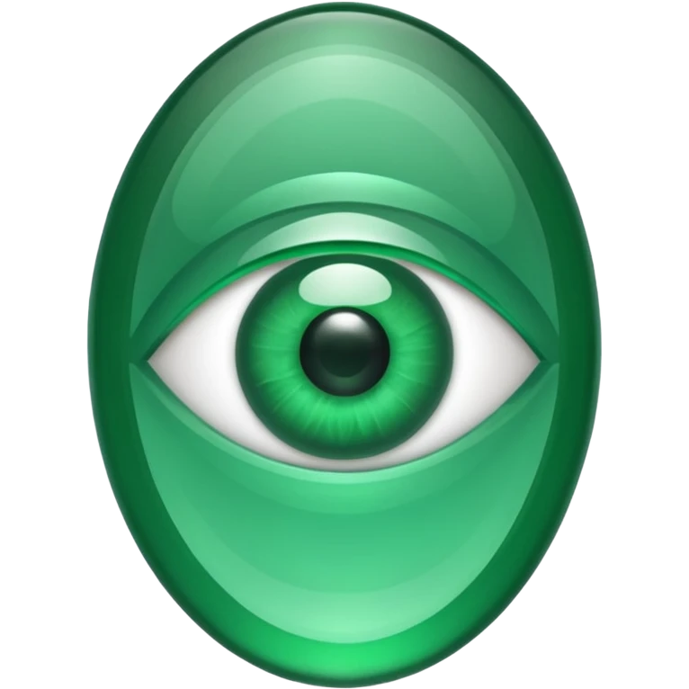emerald stone with eyes  emoji