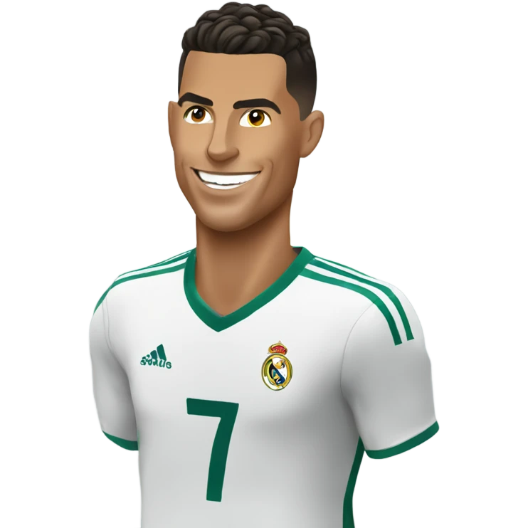 cristiano ronaldo being a goat emoji