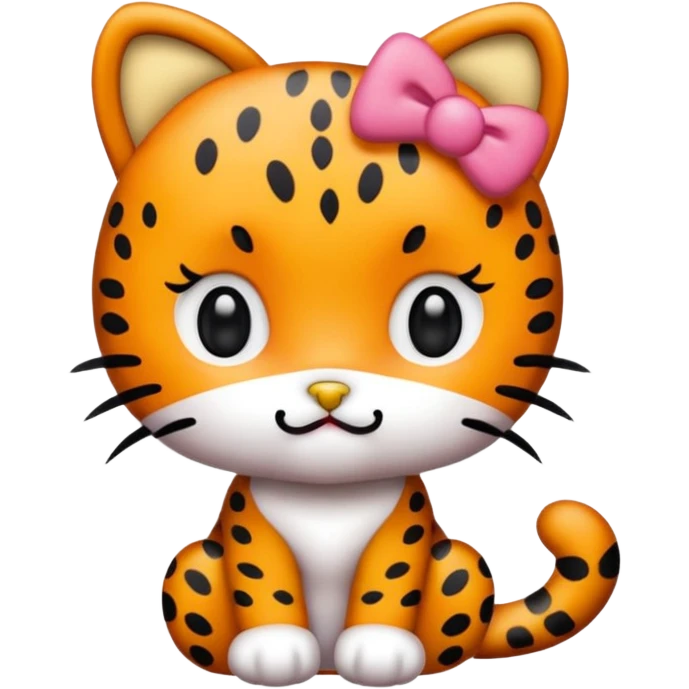hello kitty cheetah emoji