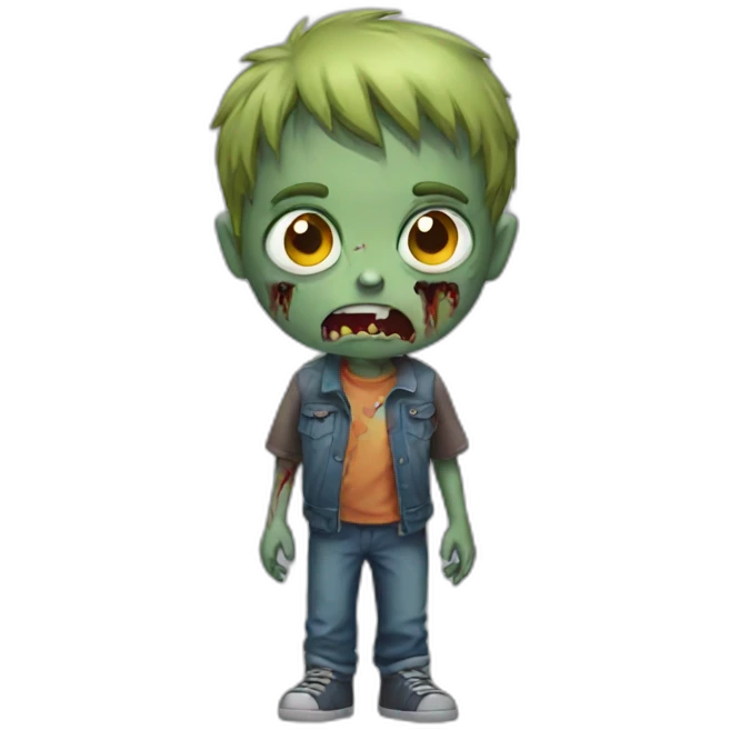 Zombie kid emoji