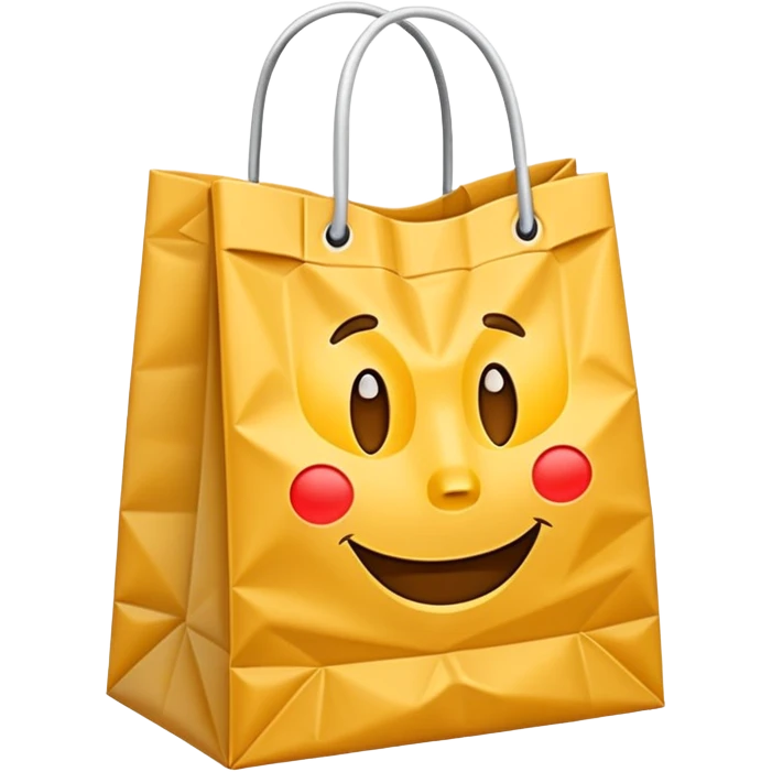 empty shoping bag emoji