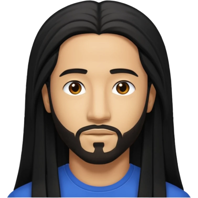 Omarion with long Black Hair emoji