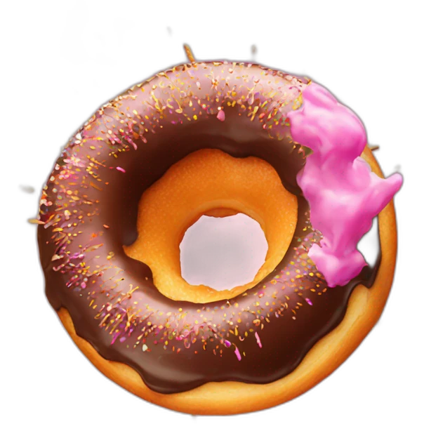 Exploding donuts emoji