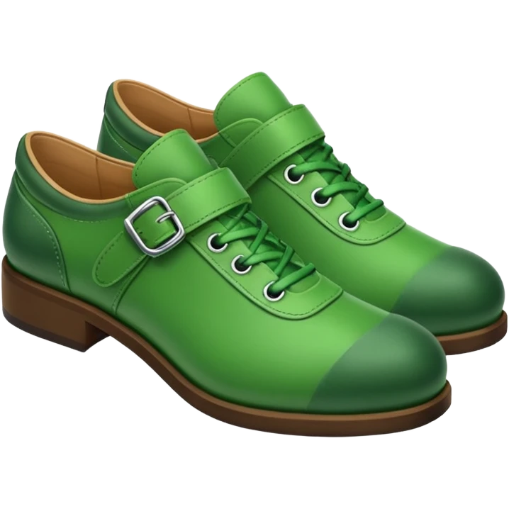 green cros shoes emoji
