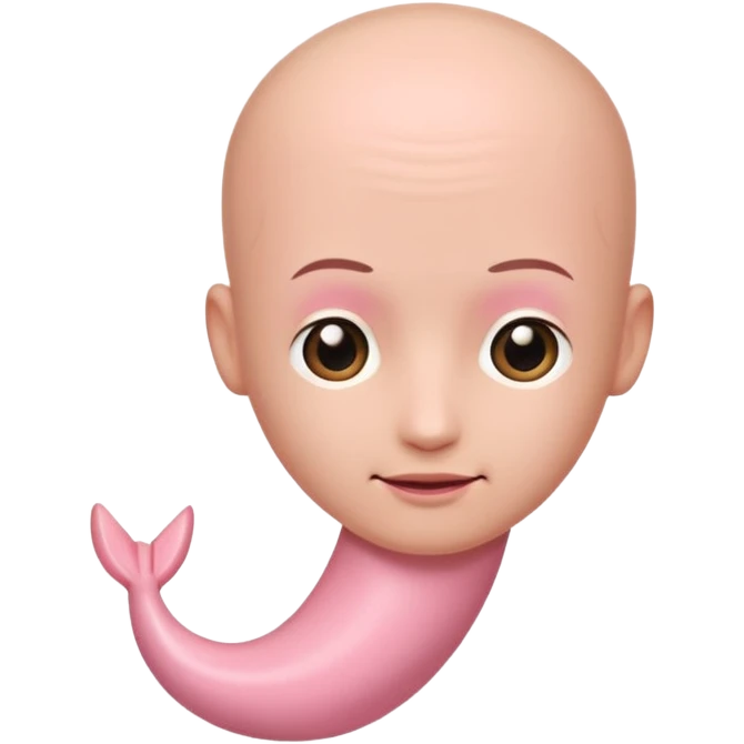 Freshly shaved bald penis emoji