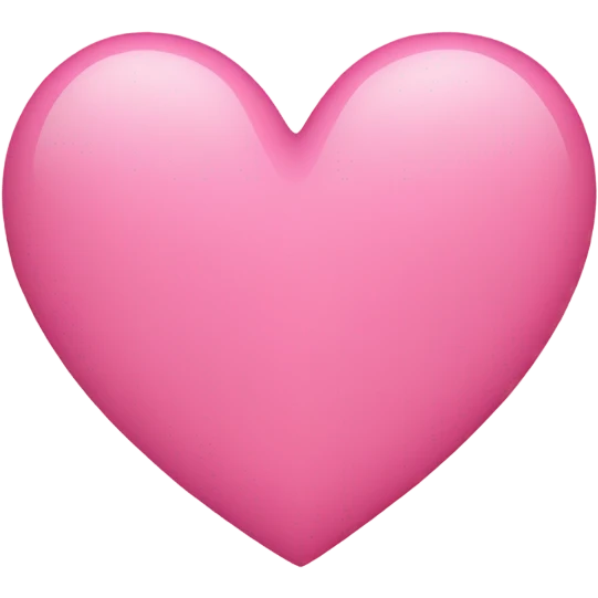 Pink heart  emoji