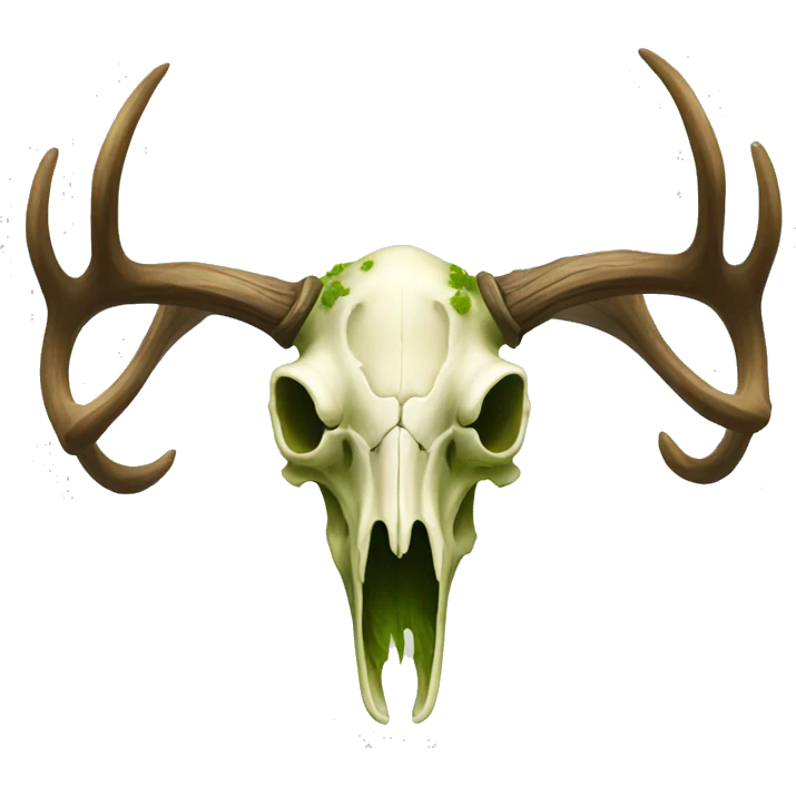 Mossy elk skull emoji emoji