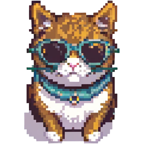 cat wearing sunglasses emoji