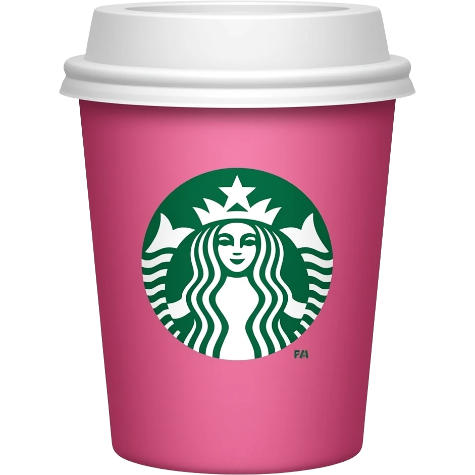Starbuck pink emoji