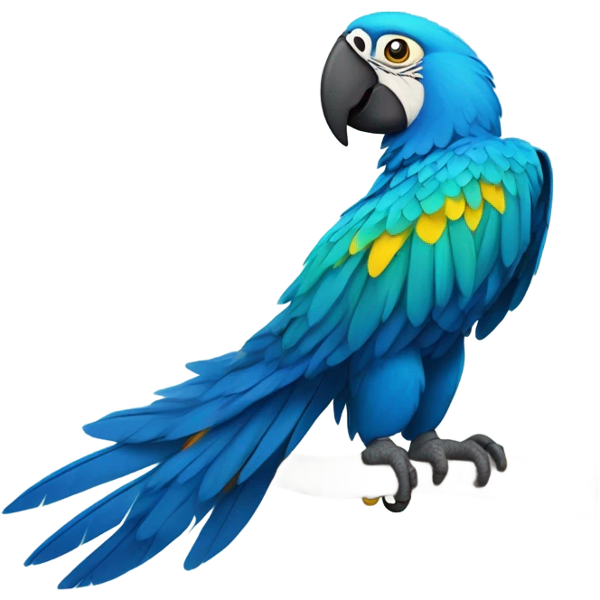 Blue Macaw  emoji