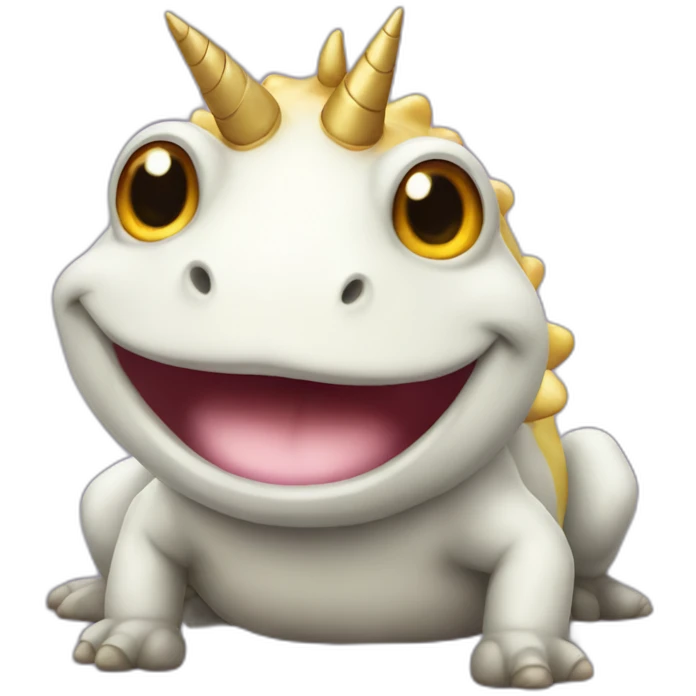 happy unicorn-toad emoji
