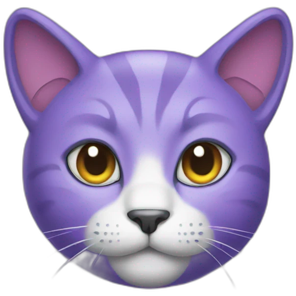 purple cat  emoji
