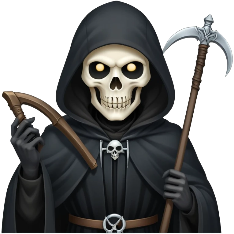 grim reaper with scythe emoji