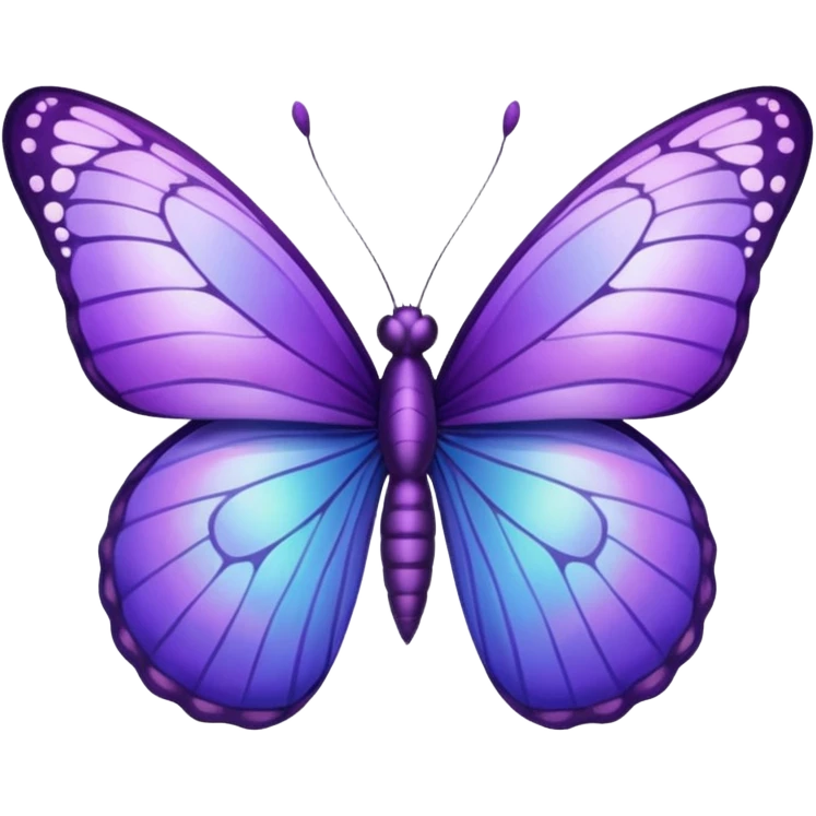 Butterfly purple emoji
