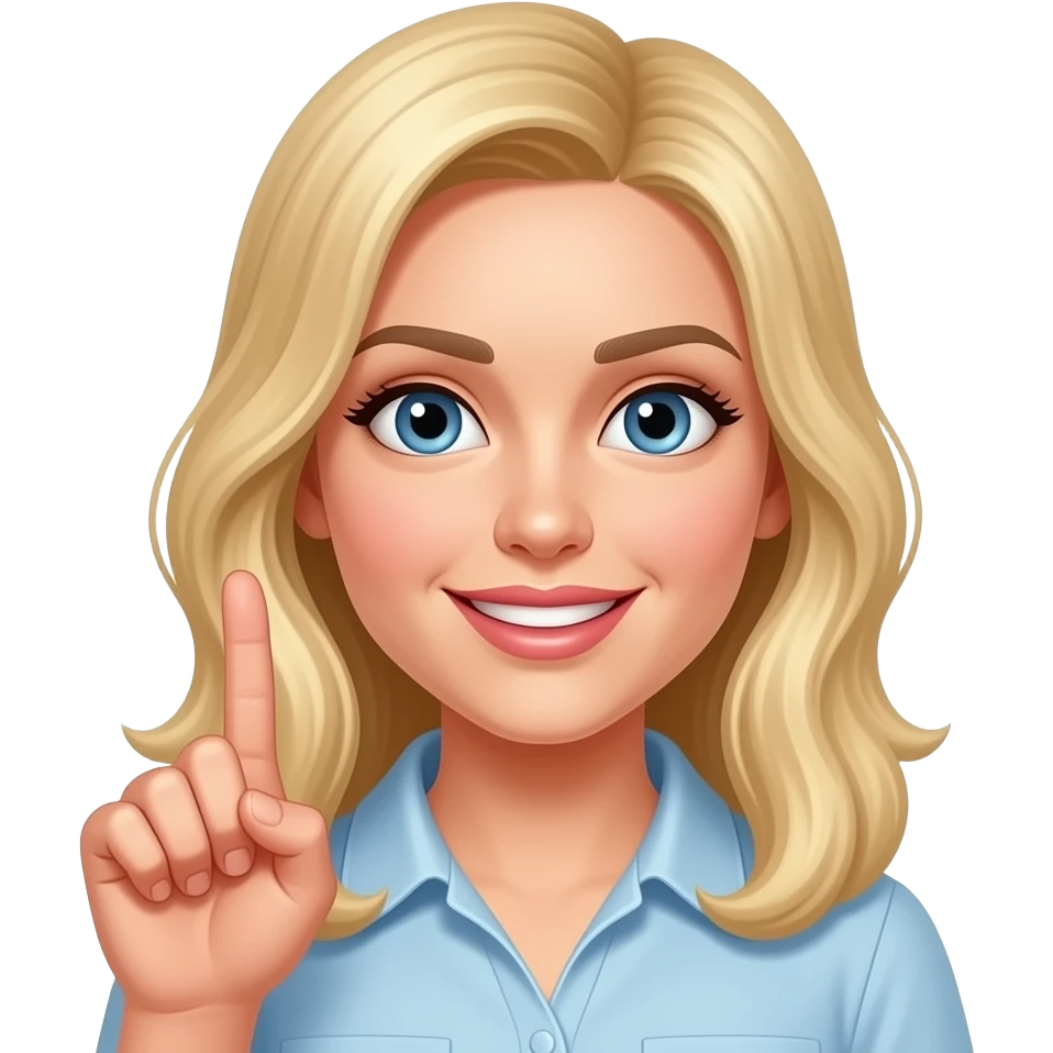 Sarışın gözlüklu kadin baş parmagini isaret ve orta parmaginin arasina soksun yapsin emoji