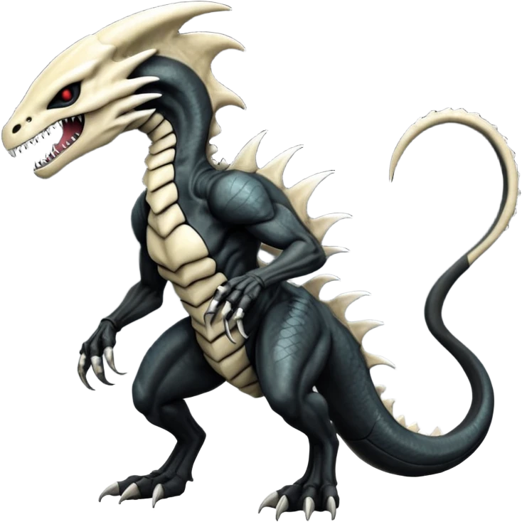  Venom-Marowak-Salandit-Xenomorph-hybrid-fantasy-creature (full body) emoji