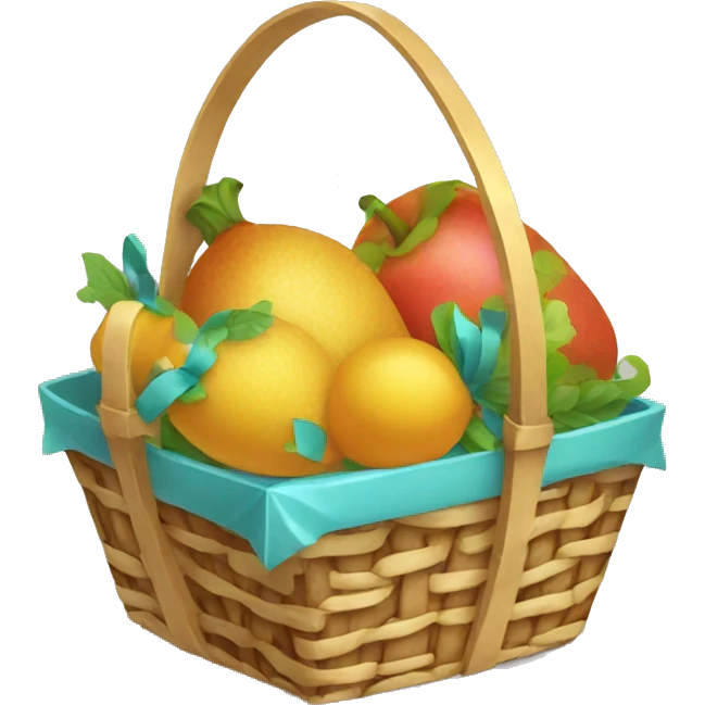 Gift basket  emoji