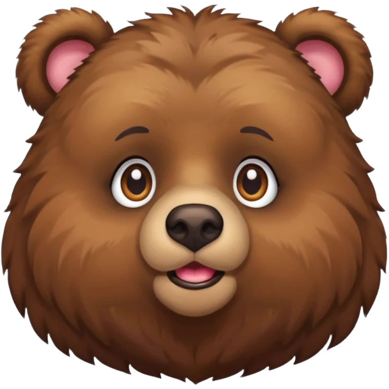 bear with eyelashes send smack lips emoji