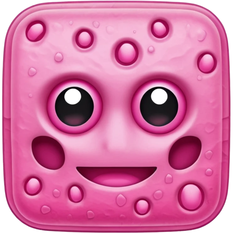 pink cellular dead skin without face emoji