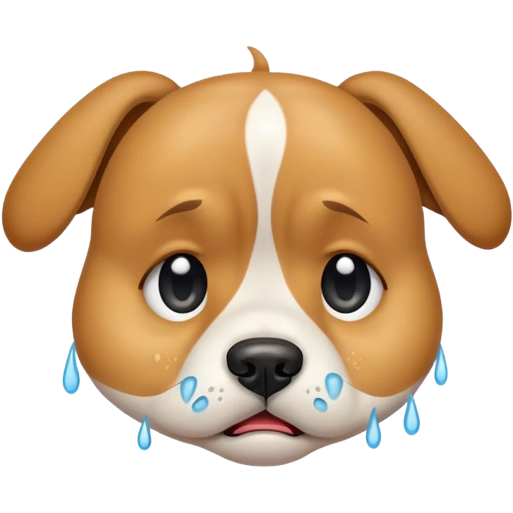 perro llorando emoji
